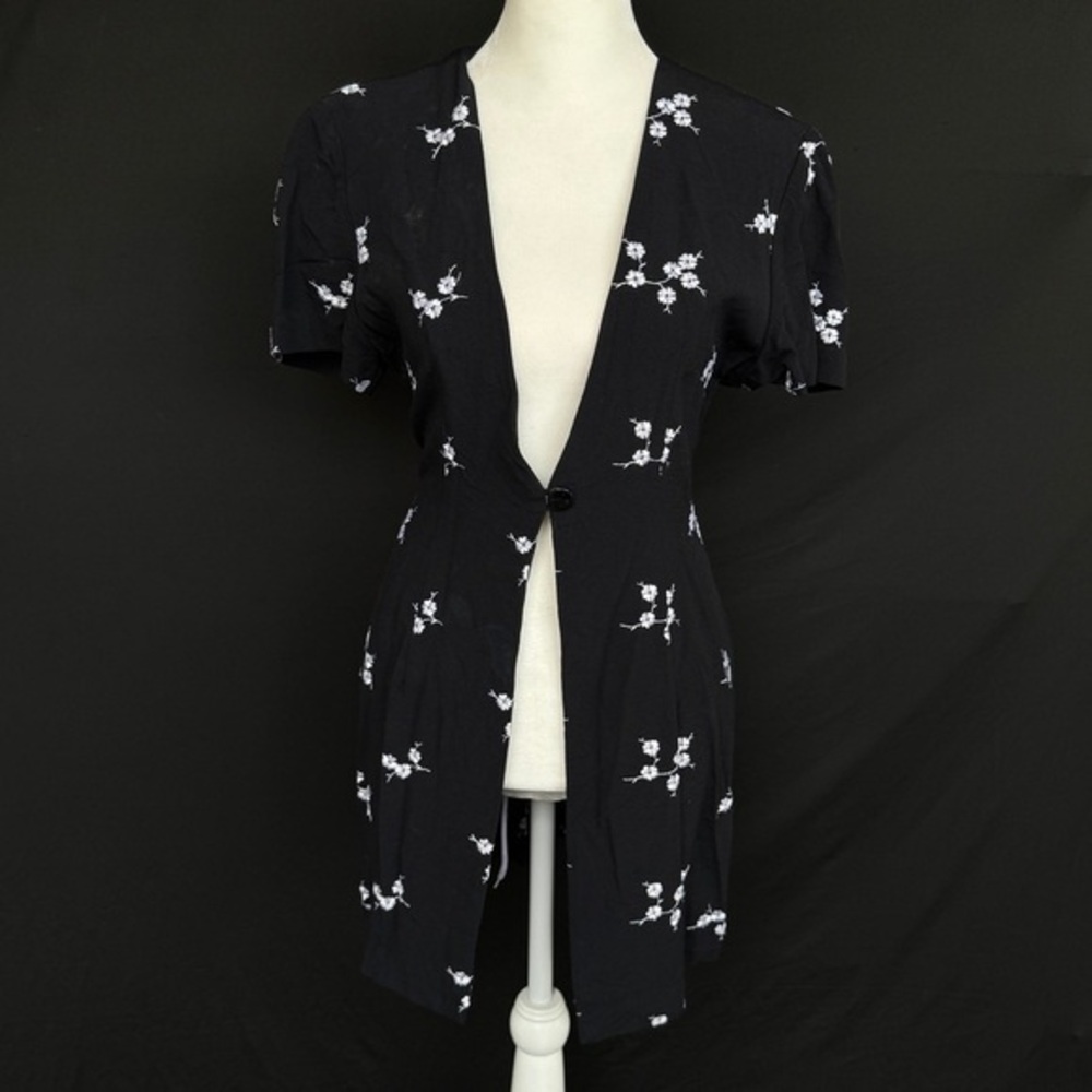 Vintage Positive Attitude Floral Embroidered Dress